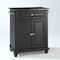 Crosley Cambridge Granite Top Portable Kitchen Island/Cart KF30024DBK - alternate 1