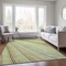 Homeroots 5' X 8' Sage Brown And Sky Blue Striped Washable Indoor Outdoor Area Rug 614948 - alternate 7