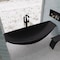 Alfi Brand Black Matte 79in Acrylic Suspended Wall Mounted Hammock Bathtub HammockTub1-BM - alternate 7