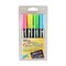Marvy Uchida Broad Point Chalk Marker Chisel Tip Set 4H, Fluorescent Colors, 4PK 483-4H - alternate 1