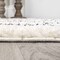 Jonathan Y Cami Moroccan Style Diamond Shag White/Gray 2 ft. x 8 ft. Runner Rug MOH410A-28 - alternate 6