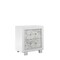 Homeroots 29" White Wood Two Drawer Nightstand 384041 - alternate 6