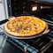Old Stone Glazed Pizza Stone with Handles, Gray, 13 In. GPS13H-G - alternate 6