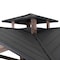 Sunjoy Bella 12.5ftx12.5ft  Outdoor Patio Cedar Frame Gazebo, Black A102012700 - alternate 6