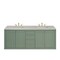 James Martin Vanities Chicago 72" Double Vanity, Smokey Celadon, w/ 3 CM Siberian Silestone Top 503-V72-SC-3SFR - alternate 9