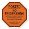 Signmission Posted No Trespassing Hunting, Fish, 10 Inch X 10 Inch, Aluminum Metal Signs OC-A-10-104 - alternate 1