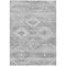 Homeroots 3' X 5' Silver Gray And Charcoal Southwestern Washable Indoor Outdoor Area Rug 588726 - alternate 7