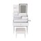 Homeroots 43" White Wood Lighted Two Drawer Dresser 714263 - alternate 1