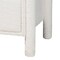 Baxton Studio Laria Modern White Teddy-Bear Fabric Queen Size 5-Piece Bedroom Set 253-13996-13998-13997-13999-ZORO - alternate 8