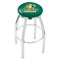 Holland Bar Stool Co 25" Chrome Northern Michigan Swivel Bar Stool, Accent Ring L8C2C25NorMic - alternate 1