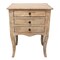 Homeroots 29" White Solid Wood Three Drawer Nightstand 488758 - alternate 8