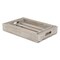 Homeroots 19in Gray Rectangular Wood Handmade Tray With Handles 483317 - alternate 10