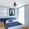 Vaxcel Estelle 6-Light 24 in W Matte Black Mid-Century Modern Sputnik Semi Flush Ceiling Fixture C0273R - alternate 8