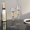 Dinewares 2 Piece Elegant Crystal Set Wedding Champagne Glasses with Diamond Rhinestone Accents and a QI004759.GD.2 - alternate 9