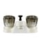 Dura Faucet Used For Lavatory Single Piece 4 Deck Mount With Shower Diverter 2 Smoked Acrylic Knob Handle DF-PL720S-BQ - alternate 5