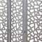 Homeroots 50" Gray Solid Wood Folding Three Panel Screen Room Divider 342745 - alternate 6