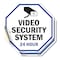 Signmission Video Security System 24 Hour, 6 inch X 6 inch, Vinyl Decal, 2PK OC-D-2PACK-6-4 - alternate 1