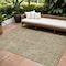 Homeroots 8' X 10' Beige Brown And Green Oriental Washable Indoor Outdoor Area Rug 603866 - alternate 1