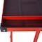 Wrightmaster 29 in. x 20 in. Red Adjustable Height Work Table with Drawer, 220 lb Capacity, and 4 Swivel Casters ZR-65407 - alternate 9