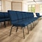 Flash Furniture Fabric Church Chair, Blue XU-CH-60096-NVY-DOT-BAS-GG - alternate 8