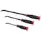 Performance Tool 3 pc. Pry Bar Set, Curved Blade, Capped Ends, 8 12 17.75 in. W3033 - alternate 1
