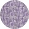 Homeroots 8' Purple And Lavender Round Abstract Washable Indoor Outdoor Area Rug 602511 - alternate 7