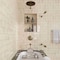 Apollo Tile Silken 3.94 in. x 3.94 in. Glossy Beige Ceramic Square Wall Tile 5.38 sq. ft./case, 50PK CRE88BEI44A - alternate 7