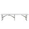 Elama 6 Foot Plastic Folding Bench in White ELM-ZD183C - alternate 5