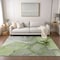 Homeroots 3' X 5' Green Abstract Washable Non Skid Indoor Outdoor Area Rug 559688 - alternate 4