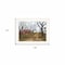 Homeroots The Old Dirt Road 2 White Framed Print Wall Art 406305 - alternate 4