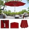 Pure Garden 10-Foot Outdoor Tilting Patio Umbrella, Red 50-100-R - alternate 6