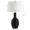Jonathan Y Dylan 29.5 in. Ceramic LED Table Lamp, Black JYL8020B - alternate 5