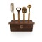 Picnic Time Family Of Brands NCAA Cornell Big Red Sidecar 5-Piece Bar Tool Set 672-05-508-683-0 - alternate 1