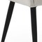 Homeroots Set of Two 23" Off White and Black Upholstered Arm Chair 526462 - alternate 6