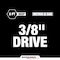Milwaukee Tool 43 pc. SHOCKWAVE Impact Duty 3/8 in. Drive, SAE and Metric, Deep Well 6-Point Socket Set 49-66-7009 - alternate 9