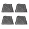 Mytee Products 10 ft x 12 ft Black Heavy Duty 70% Shade Mesh Tarps 6 Oz with Grommets ROLL-Off, 4PK MT10-12x4 - alternate 1
