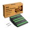 Pyle 1 Ft. Rubber Threshold Curb Ramp with Green Reflective Strips, Expansion Screws for Driveways, Car & PCRMP1SG - alternate 1