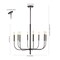Jonathan Y Amoros 27.25" 8-Light Modern Mid-Century Iron LED Chandelier, Oil Rubbed Bronze JYL7900A - alternate 10