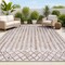 Jonathan Y Tokay Bohemian Geometric Beige/Brown 3 ft. x 5 ft. Indoor/Outdoor Area Rug SMB132A-3 - alternate 1