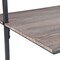Homeroots Burnt Oak Wall Mounted Floating Desk 402035 - alternate 4