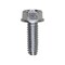 Auveco 1/4in-20 x 3/4in Indented Hex Washer Head Type F Zinc, 100PK 5784 - alternate 1