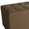 Homeroots 15in Tan Upholstered Faux Leather Bench 274816 - alternate 4