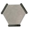 Apollo Tile Aureole 8.66 in. x 9.84 in. Matte Fossil Gray Porcelain Hexagon Wall and Floor Tile (8.07 sq ft/case) - 18 Sheets ENC88GRSEBNA - alternate 8