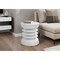 Monarch Specialties Accent Table 25"h, Indoor or Outdoor, Side Table, Nightstand, Round, White, Contemporary I 4153 - alternate 4