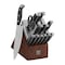 Henckels Statement Self-Sharpening Knife Set with Block, 14-piece, Dark Brown, Stainless Steel 1013676 - alternate 1