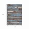 Homeroots 8' X 10' Chocolate Blue And Beige Striped Washable Indoor Outdoor Area Rug 616649 - alternate 9