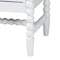 Baxton Studio Brantley Spindle Chest with Four Drawers, White 272-14812-ZORO - alternate 9
