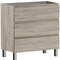 Homeroots 36" Natural Wood Freestanding Bathroom Vanity With White Sink And Three Drawers 627372 - alternate 4