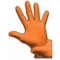 Ironclad Performance Wear Disposable Gloves, 8 mil Palm, Nitrile, Powder-Free, 100 PK, Orange, XL M02065 - alternate 1