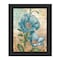 Homeroots Paris Blue I Black Framed Print Wall Art 404900 - alternate 5